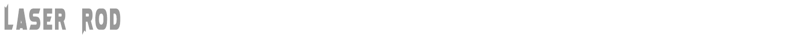 Laser Rod font preview